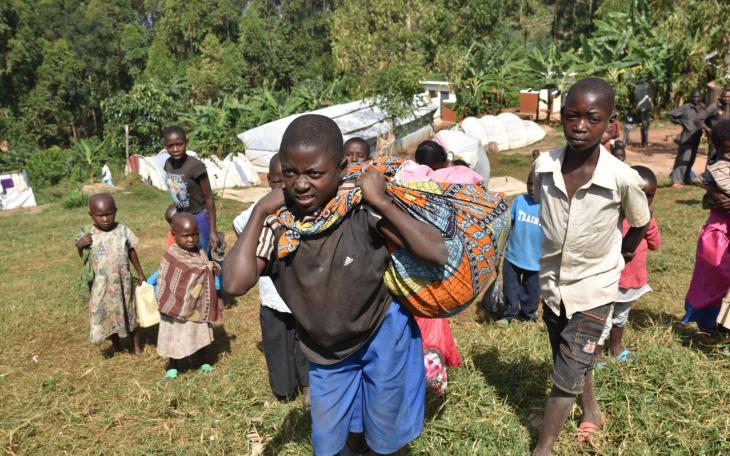 HUNDREDS OF CONGOLESE REFUGEES RETURN HOME FROM EXILE TO RUTSHURU -NORTH KIVU IN DRC